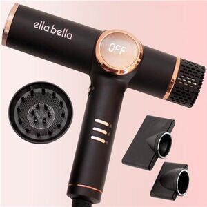 Professional Ionic Hair Dryer with Diffuser • Negative Ion Blow